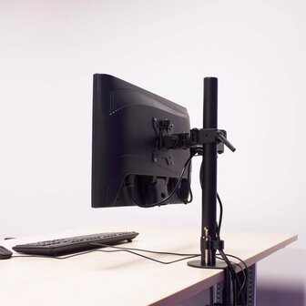 ACT AC8301 | Verstelbare Monitor-bureaubeugel | Tot 32&quot; | Max 8kg | VESA 100x100 | 1 Monitor