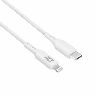 ACT kabel | USB-C naar Lightning | 1 m | Wit | AC3014