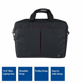 ACT AC8505 16.1&quot; Laptop Documententas | Zwart