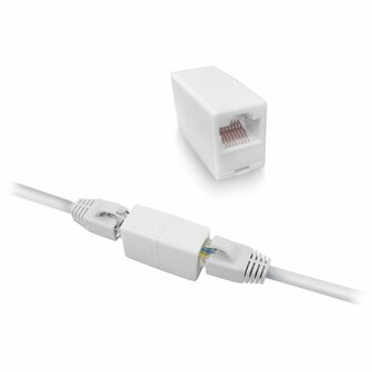 ACT kabel-verlengstuk | RJ-45 | Wit | AC4105
