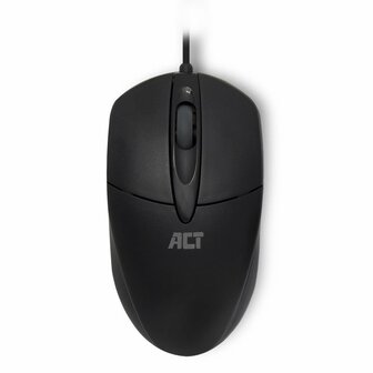 ACT AC5005 | Ambidextrous Bedrade Muis | USB-A | 1000 DPI | Zwart