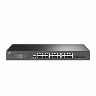 TP-Link TL-SG3428X netwerk-switch Managed L2+ Gigabit Ethernet (10/100/1000) Zwart