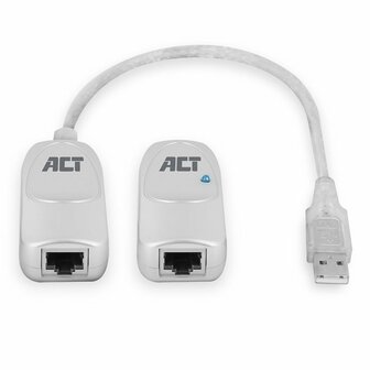 ACT USB-extender set | Over UTP | Tot 60 meter | AC6060