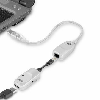 ACT USB-extender set | Over UTP | Tot 60 meter | AC6060