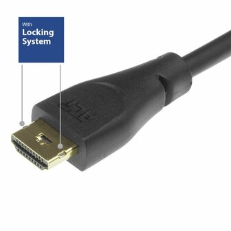 ACT AK3861 | 0,9 m HDMI Kabel | HDMI Type A naar Type A | Zwart