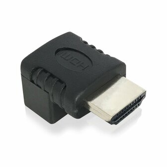 ACT haaks kabel-tussenstuk | HDMI | Zwart | AC7570