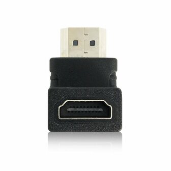 ACT haaks kabel-tussenstuk | HDMI | Zwart | AC7570