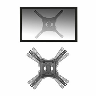 ACT AC8354 | Verstelbare TV-beugel | 23-55&quot; | max 50kg | VESA 400x400