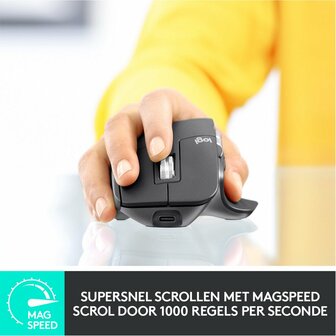 Logitech MX Master 3 muis Rechtshandig RF-draadloos + Bluetooth Laser 4000 DPI