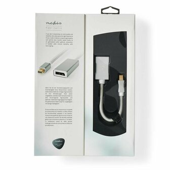 Nedis | Mini-DisplayPort naar Displayport 4K Adapter | Wit