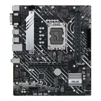 ASUS PRIME H610M-A D4-CSM | Socket LGA 1700 | Intel H610 | 2xDDR4 | Micro-ATX | Moederbord