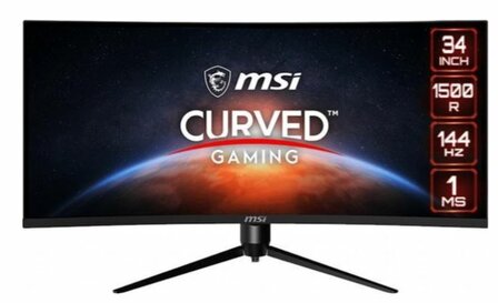 MSI Optix  (34&quot;) UltraWide Quad HD 144Hz curved gaming monitor