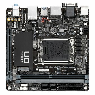 Gigabyte H610I DDR4 | Socket LGA 1700 | Intel H610 | 2xDDR4 | Mini-ITX | Moederbord