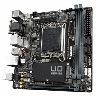 Gigabyte H610I DDR4 | Socket LGA 1700 | Intel H610 | 2xDDR4 | Mini-ITX | Moederbord
