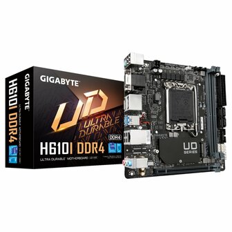 Gigabyte H610I DDR4 | Socket LGA 1700 | Intel H610 | 2xDDR4 | Mini-ITX | Moederbord
