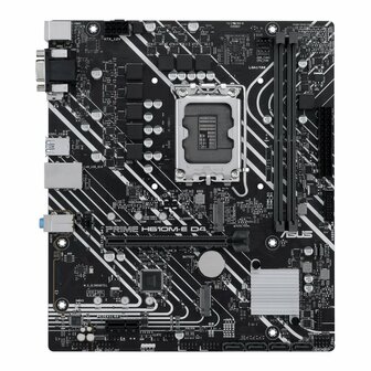 ASUS PRIME H610M-E D4-CSM | Socket LGA 1700 | Intel H610 | 2xDDR4 | Micro-ATX | Moederbord