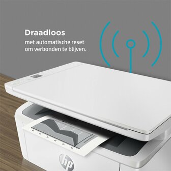 HP LaserJet Pro MFP M140w AiO Laserprinter | 600 x 600 DPI | Wifi | Zwart/Wit