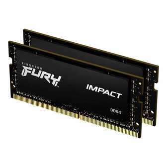 Kingston Fury Impact | 16GB 2x8GB DDR4 | 3200MHz | DIMM | CL20 | Geheugenmodule | RAM