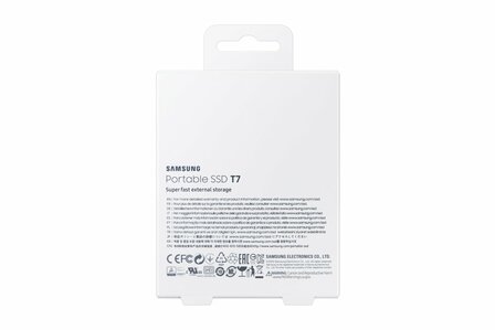 Samsung Portable SSD T7 1000 GB Grijs