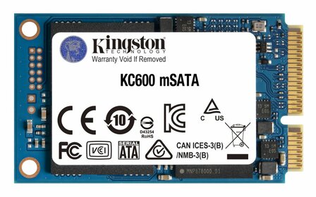 Kingston KC600 | 512GB SATA SSD | mSATA | 550MB/s