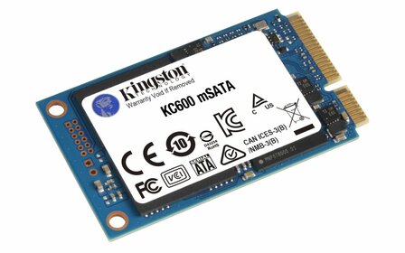 Kingston KC600 | 512GB SATA SSD | mSATA | 550MB/s