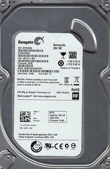 Seagate HDD 3.5&quot; | 250GB SATA III | 7200RPM | PULLED