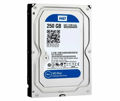 Western Digital Blue HDD 3.5&quot; | 250GB SATA III | 7200RPM | PULLED