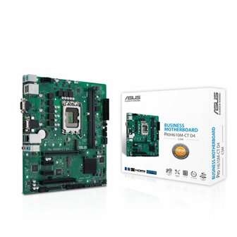 ASUS PRO H610M-C D4-CSM | Socket LGA 1700 | Intel H610 | 2xDDR4 | Micro-ATX | Moederbord