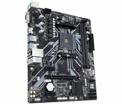 Gigabyte B450M H moederbord AMD B450 Socket AM4 micro ATX