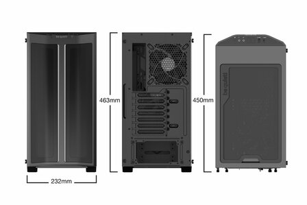 be quiet! Pure Base 500DX Desktop Zwart