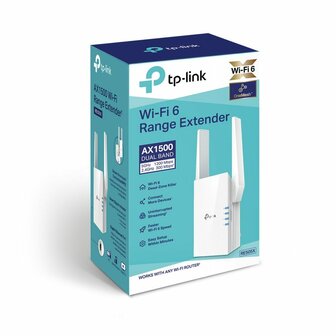 TP-Link RE505X Netwerkzender &amp; -ontvanger Wit 10, 100, 1000 Mbit/s