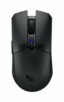 ASUS TUF Gaming M4 | Draadloze Gaming Muis | RF-Draadloos + Bluetooth | 12.000 DPI | Zwart