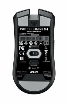 ASUS TUF Gaming M4 | Draadloze Gaming Muis | RF-Draadloos + Bluetooth | 12.000 DPI | Zwart
