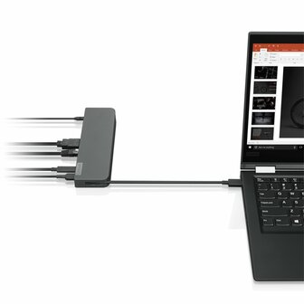 Lenovo USB-C Mini Dock | Bedraad | USB-C 3.2 Gen 1 | Grijs