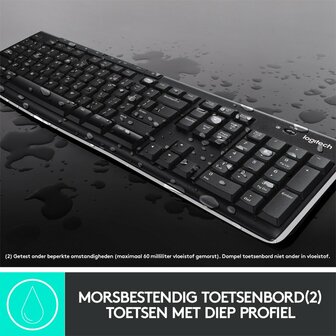 QWERTZ | Logitech MK270 | Draadloze Muis en Toetsenbordcombo | QWERTZ