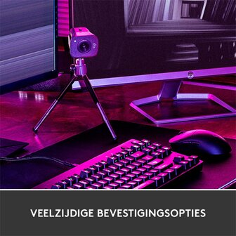 Logitech StreamCam | 1080p 60FPS USB-C Webcam met Microfoon | Grafiet
