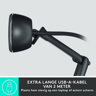 Logitech C505 HD | 720p 30FPS USB Webcam met Microfoon