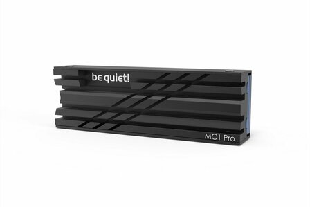 be quiet! MC1 PRO SSD (solid-state drive) Koelplaat/radiatoren Zwart 1 stuk(s)