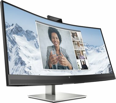 HP E34m G4 34&quot; | 3440x1440 VA | 75Hz | Curved | USB-C | Webcam, Microphone &amp; Speakers | Conferencing Monitor | Ergonomic Design