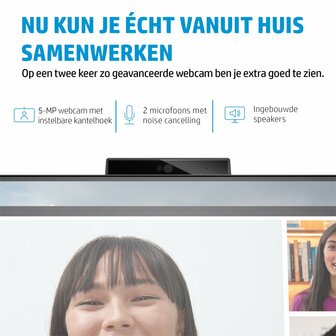 HP E34m G4 34&quot; | 3440x1440 VA | 75Hz | Curved | USB-C | Webcam, Speakers, Microphone | Conference Monitor | Ergonomic Adjustments