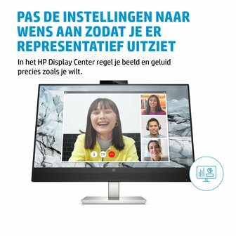 HP E34m G4 34&quot; | 3440x1440 VA | 75Hz | Curved | USB-C | Webcam, Speakers, Microphone | Conference Monitor | Ergonomic Adjustments