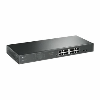 TP-Link TL-SG1218MPE Managed Gigabit Ethernet (10/100/1000) Power over Ethernet (PoE) Zwart