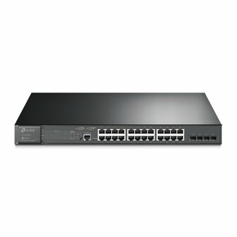 TP-Link TL-SG3428MP netwerk-switch Managed L2/L2+ Gigabit Ethernet (10/100/1000) Power over Ethernet (PoE) Zwart