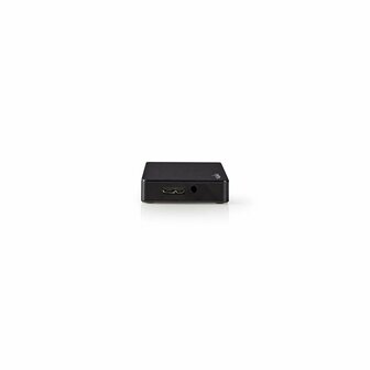 Nedis UHUBU3420BK | Interface Hub USB 3.2 Gen 1 (3.1 Gen 1) Micro-B | Zwart
