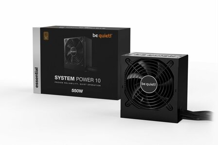 be quiet! System Power B10 power supply unit 550 W 20+4 pin ATX ATX Zwart