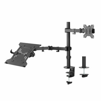 ACT AC8305 | Notebookstandaard tot 15.6&quot; &amp; Monitorarm tot 32&quot; | Zwart