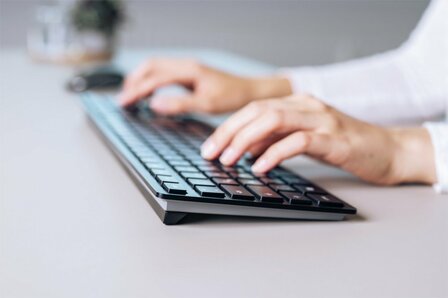 Cherry KW 9100 Slim | Draadloos Toetsenbord | QWERTY