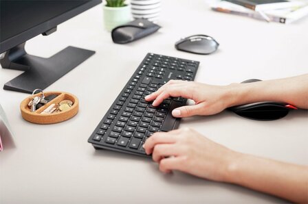 Cherry KW 9100 Slim | Draadloos Toetsenbord | QWERTY