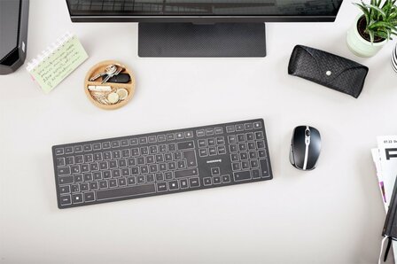 Cherry KW 9100 Slim | Draadloos Toetsenbord | QWERTY