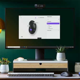 Logitech Signature M650 Large | Draadloze Muis | RF-Draadloos + Bluetooth | 2000 DPI | Grafiet